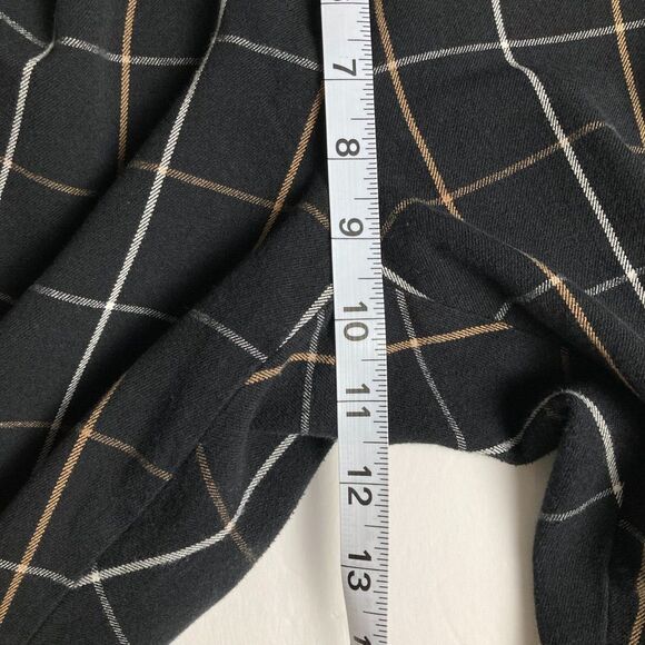 J Jill Pants 16P Women Black Gold Windowpane Check Stretch Career Holiday Office - Picture 12 of 13